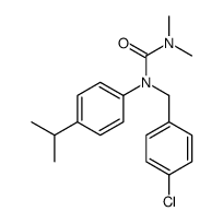 1-[(4-chlorophenyl)methyl]-3,3-dimethyl-1-(4-propan-2-ylphenyl)urea结构式