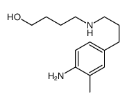 4-[3-(4-amino-3-methylphenyl)propylamino]butan-1-ol Structure
