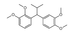 1-[1-(3,4-dimethoxyphenyl)-2-methylpropyl]-2,3-dimethoxybenzene Structure