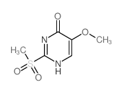 5-methoxy-2-methylsulfonyl-3H-pyrimidin-4-one structure