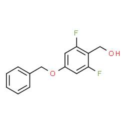 2,6-Difluoro-4-(phenylmethoxy)-benzenemethanol结构式