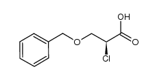 (S)-3-(benzyloxy)-2-chloropropanoic acid结构式