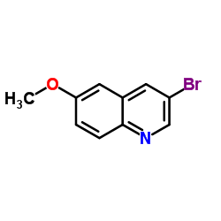 3-Bromo-6-methoxyquinoline structure