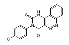 2-(4-Chloro-phenyl)-3-thioxo-3,4-dihydro-2H-2,4,9,10-tetraaza-phenanthren-1-one Structure