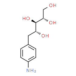 (2S,3R,4R)-5-(4-aminophenyl)pentane-1,2,3,4-tetrol结构式