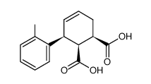 c-3-(2'-methylphenyl)cyclohex-4-ene-r-1,c-2-dicarboxylic acid Structure