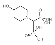 [(4-hydroxypiperidin-1-yl)-phosphonomethyl]phosphonic acid Structure