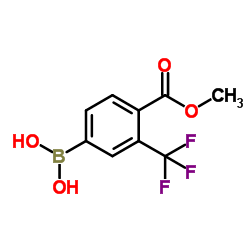 [4-(Methoxycarbonyl)-3-(trifluoromethyl)phenyl]boronic acid picture