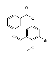 (3-bromo-5-formyl-4-methoxyphenyl) benzoate Structure