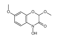 4-Hydroxy-2,7-dimethoxy-2H-1,4-benzoxazin-3(4H)-one Structure