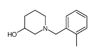1-[(2-methylphenyl)methyl]piperidin-3-ol结构式