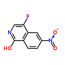 4-fluoro-6-nitroisoquinolin-1(2H)-one structure