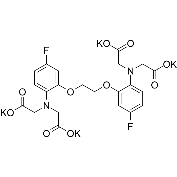 5',5-Difluoro BAPTA tetrapotassium Structure