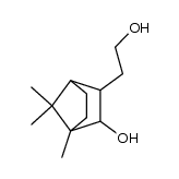 3-(2-hydroxy-ethyl)-1,7,7-trimethyl-norbornan-2-ol结构式