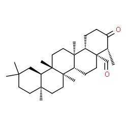 3-Oxo-D:A-friedooleanan-24-al Structure