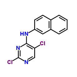 2,5-Dichloro-N-(2-naphthyl)-4-pyrimidinamine Structure