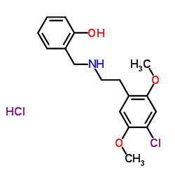 25C-NBOH (hydrochloride)结构式