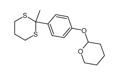 2-methyl-2-(4-tetrahydropyran-4-yloxy)-(1,3)-dithiane Structure