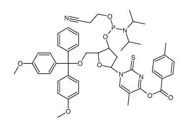 2′-脱氧-5′-O-DMT-2-硫代-N4-甲苯甲酰胸苷3′-CE亚磷酰胺图片