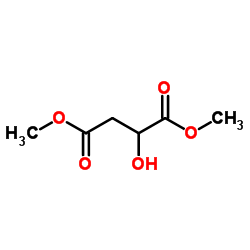 Butanedioic acid,2-hydroxy-, 1,4-dimethyl ester Structure