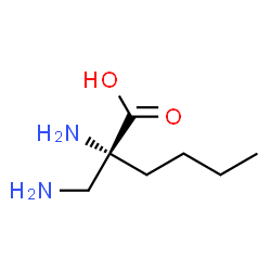 L-Norleucine, 2-(aminomethyl)- (9CI) Structure