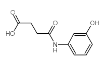 4-(3-hydroxyanilino)-4-oxobutanoic acid结构式