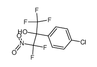 O2NCF2C(4-Cl-C6H4)(OH)CF3结构式