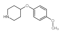 4-(4-甲氧基苯氧基)哌啶结构式