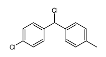 1-chloro-4-[chloro-(4-methylphenyl)methyl]benzene Structure