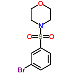 4-[(3-Bromophenyl)sulfonyl]morpholine结构式