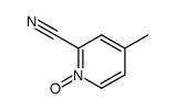 2-Pyridinecarbonitrile,4-methyl-,1-oxide(9CI)结构式