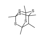 1,3,5,7,10-Pentamethyl-2,4,6,8,9-pentathiaadamantane structure