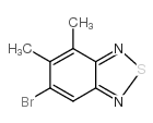 6-bromo-4,5-dimethyl-2,1,3-benzothiadiazole Structure