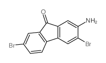 2-amino-3,7-dibromo-fluoren-9-one结构式