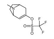 (8-methyl-8-azabicyclo[3.2.1]oct-3-en-3-yl) trifluoromethanesulfonate结构式