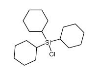 chloro-tricyclohexyl-silane结构式