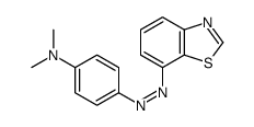 4-(1,3-benzothiazol-7-yldiazenyl)-N,N-dimethylaniline结构式