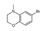 6-Bromo-4-methyl-3,4-dihydro-2H-1,4-benzoxazine结构式