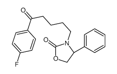 (4S)-3-[5-(4-fluorophenyl)-5-oxopentyl]-4-phenyl-1,3-oxazolidin-2-one结构式