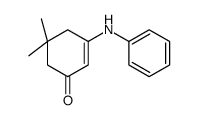 3-anilino-5,5-dimethyl-2-cyclohexen-1-one结构式