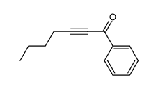 1-phenyl-hept-2-yn-1-one结构式