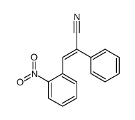 (2Z)-3-(2-Nitrophenyl)-2-phenylacrylonitrile结构式