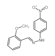 N-[(2-methoxyphenyl)methylideneamino]-4-nitro-aniline picture