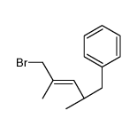 [(2R)-5-bromo-2,4-dimethylpent-3-enyl]benzene结构式