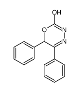 5,6-diphenyl-3,6-dihydro-1,3,4-oxadiazin-2-one Structure