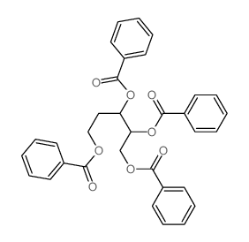 1,3,5-tribenzoyloxypentan-2-yl benzoate Structure