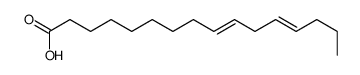 9,12-hexadecadienoic acid Structure