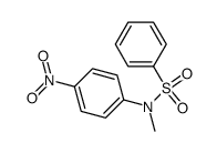benzenesulfonic acid-(N-methyl-4-nitro-anilide) Structure