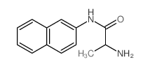 Propanamide,2-amino-N-2-naphthalenyl- Structure