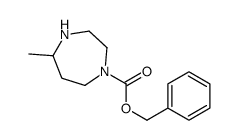 Benzyl 5-methyl-1,4-diazepane-1-carboxylate Structure